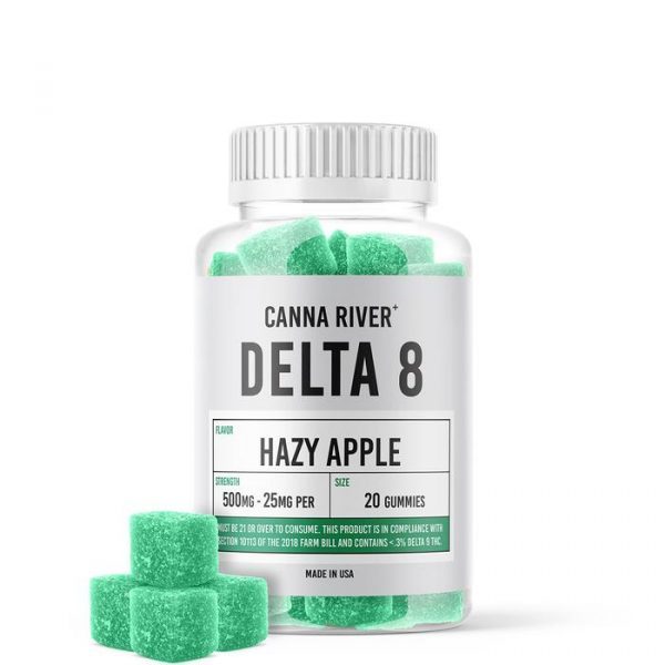 Canna River Delta 8 Gummies Hazy Apple 500mg 20ct